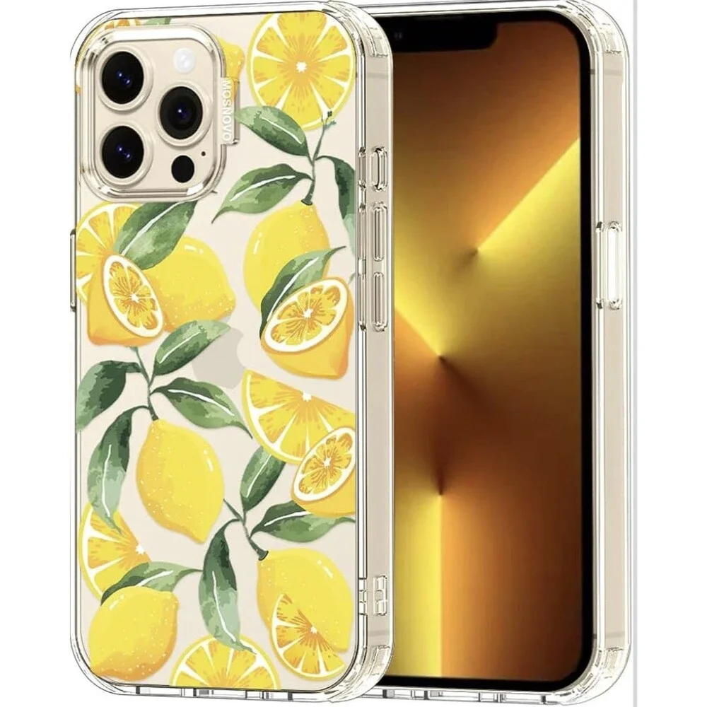 Lemon Case for iPhone 13 Pro Max 6ft Military-Grade Drop‎ Protection Clear Cover